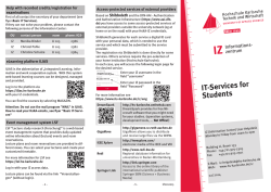 IT-Services for Students