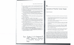 Dynamics of Teacher Career Stages