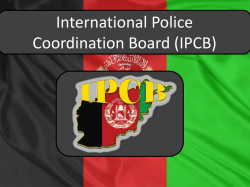 IPCB Presentation - International Police Coordination Board
