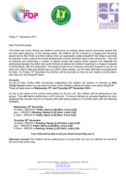 iSingPOP - Longlevens Infant School
