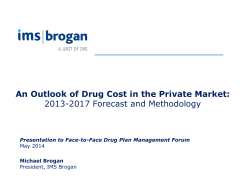 An Outlook of Drug Cost in the Private Market