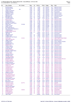 Consulter l`information du jeudi 26 mars 2015