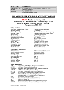 all wales prescribing advisory group