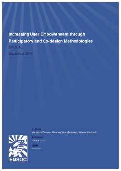 Increasing User Empowerment through Participatory and