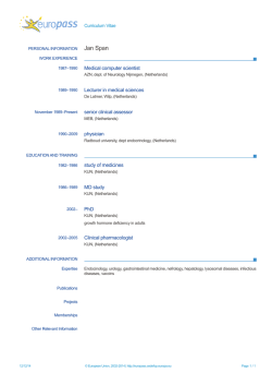 Jan Span - European Medicines Agency