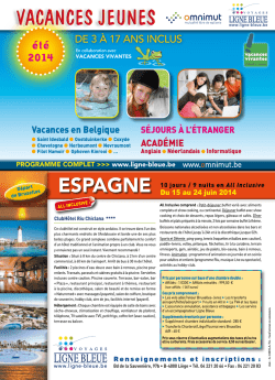 Fiche produit de la session