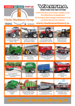 New 8 Page 2014/15 Machinery Brochure