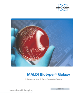 MALDI Biotyper&reg; Galaxy