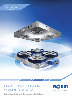 Power-GriP Zero PoiNT CLAMPiNG SYSTeM