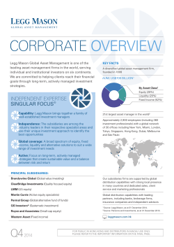 Corporate Overview - English