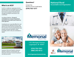 Download the brochure - Logansport Memorial Hospital