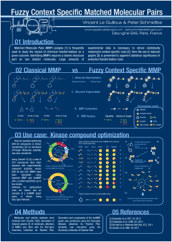 Poster on fuzzy context specific matched molecular pairs