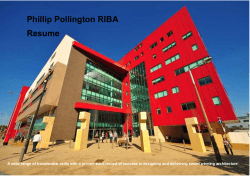 Phillip Pollington RIBA Resume