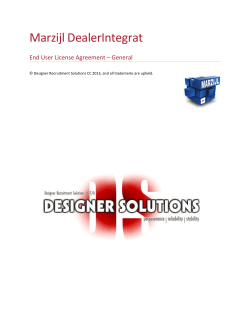 EULA - Designer Solutions
