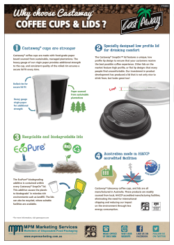 Why Choose Castaway Coffee Cups and Lids