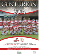 Download Now - Leigh Centurions