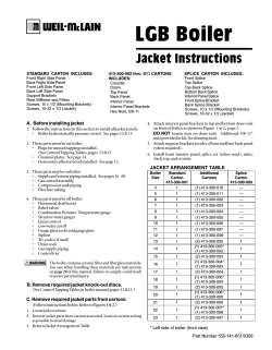 LGB Jacket Instructions - Weil