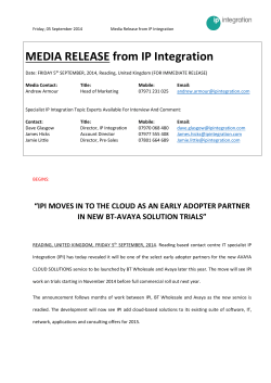 IPI MEDIA RELEASE BT WHOLESALE Partner News