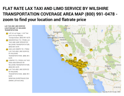 FLAT RATE LAX TAXI AND LIMO SERVICE BY WILSHIRE