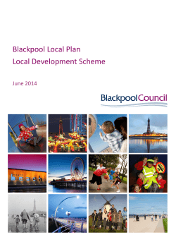 Local Development Scheme - Blackpool Borough Council