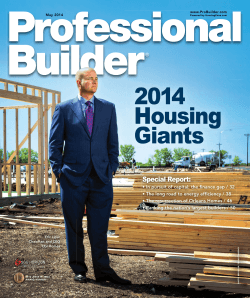 2014 Housing Giants - The New Home Company