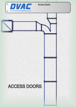 Access Door Catalogue