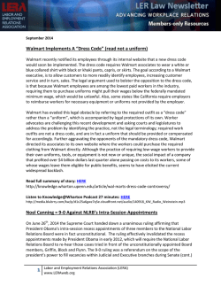 LER Law e-newsletter