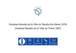 Grille horaire du 11/03/15 au 17/03/15