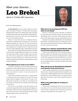 Meet your director: Leo Brekel - Basin Electric Power Cooperative