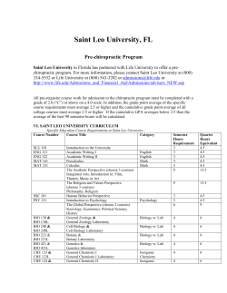 Saint Leo University, FL