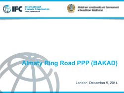 Almaty Ring Road PPP (BAKAD)