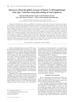 Inferences about the global scenario of human T