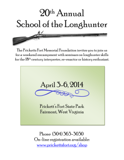 20th Annual School of the Longhunter