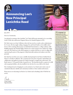 Lenichtka Reed - Portland Public Schools