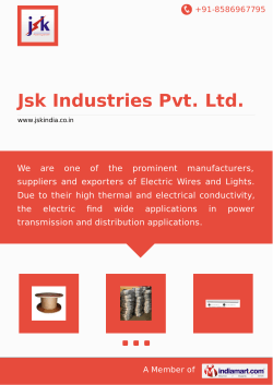 Download Brochure - Jsk Industries Pvt. Ltd.