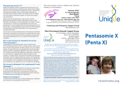 Pentasomie X - Unique The Rare Chromosome Disorder Support