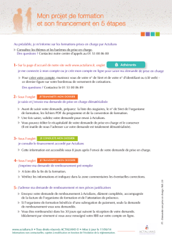 Comment demander une prise en charge