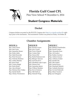FGCCFL @ Pine View 12/06/2014 &ndash; Calendar/Assignments/Charts