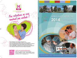 ANNUAIRE MEDICAL 2014