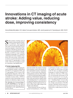 Innovations in CT imaging of acute stroke: Adding