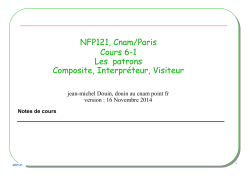 NFP121, Cnam/Paris Cours 6-1 Les patrons Composite