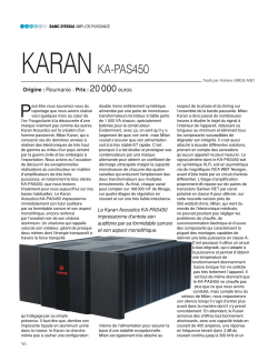 HF 120 EERA - Prestige audio diffusion