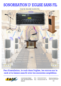 Sonorisation Eglise sans fil - Megaphone-sonorisation