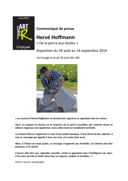 Herv&eacute; Hoffmann - Fondation Pro Juventute Gen&egrave;ve
