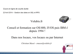 Gestion des dates