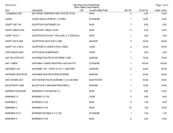 Item Description UM Qty OH 2014-07