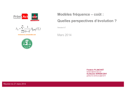 Modèles fréquence-coût - Ressources actuarielles