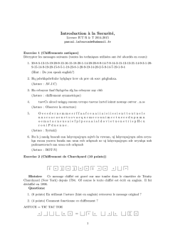 Fiche de TD