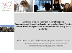 Hamstring (HT) autografts vs Bone-Patellar-Tendon