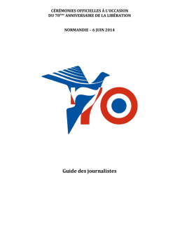 GUIDE DES JOURNALISTES EN FRANCAIS